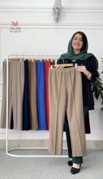 شلوار بگ کرپ باربی ۲