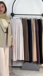 شلوار بگ کرپ باربی ۳