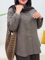 شومیز مانتویی شانتون ۶ - تصویر 5