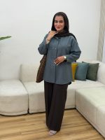 شومیز مانتویی شانتون ۶ - تصویر 2