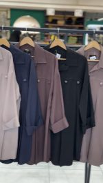 مانتو شومیزی سیلک نسترن - تصویر 3