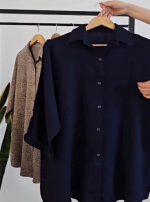 شومیز مانتویی شقایق - تصویر 4