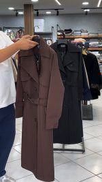 پالتو بارونی بلند - تصویر 4